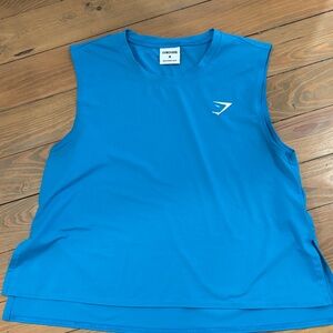 Gymshark Women's Vibrant Blue Muscle Tee